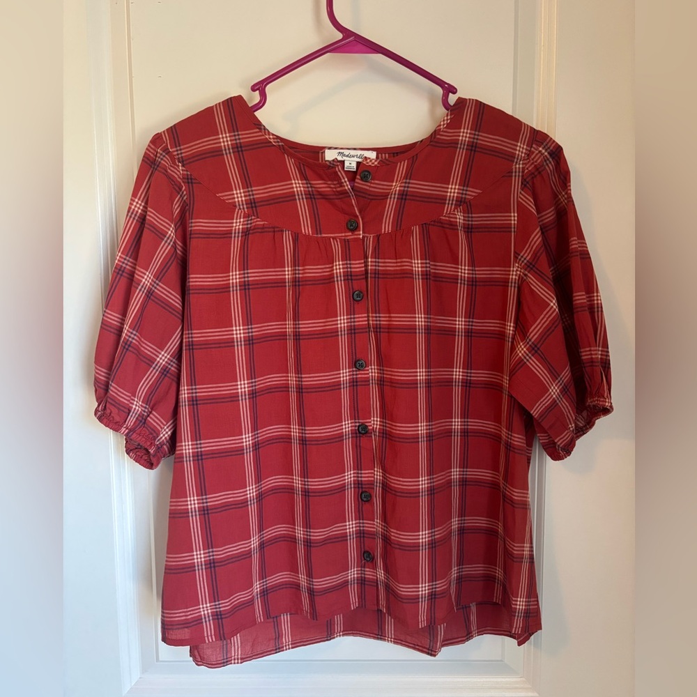 NWOT - Madewell Puff Sleeve Top